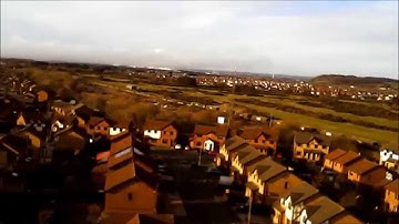 SYMA X5C video camera (modded angle)