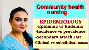 Epidemiology made easy for nurses|| Community health nursing for nursing competitive exams||