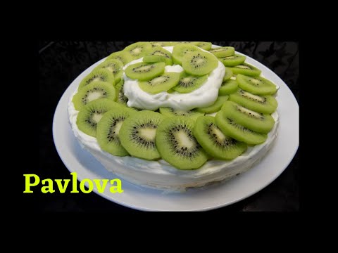 Video: Pastel De Merengue Con Plátanos Y Kiwi