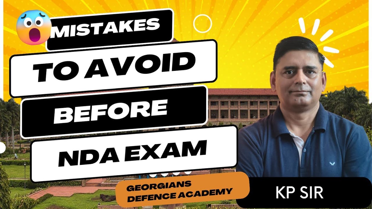 Common mistakes to avoid in NDA exam. - YouTube