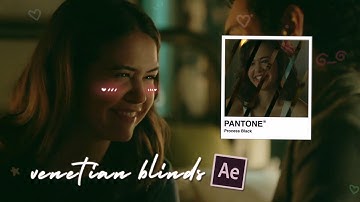 venetian blinds 2 - after effects (for beginner)