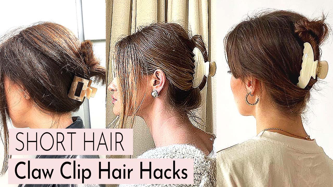 Got Short Hair You Need These Styling Hacks in Your Life  Peinados poco  cabello Peinados cabello corto Trenzas para cabello corto