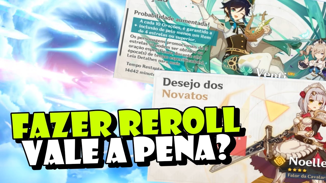 Como fazer reroll em Genshin Impact