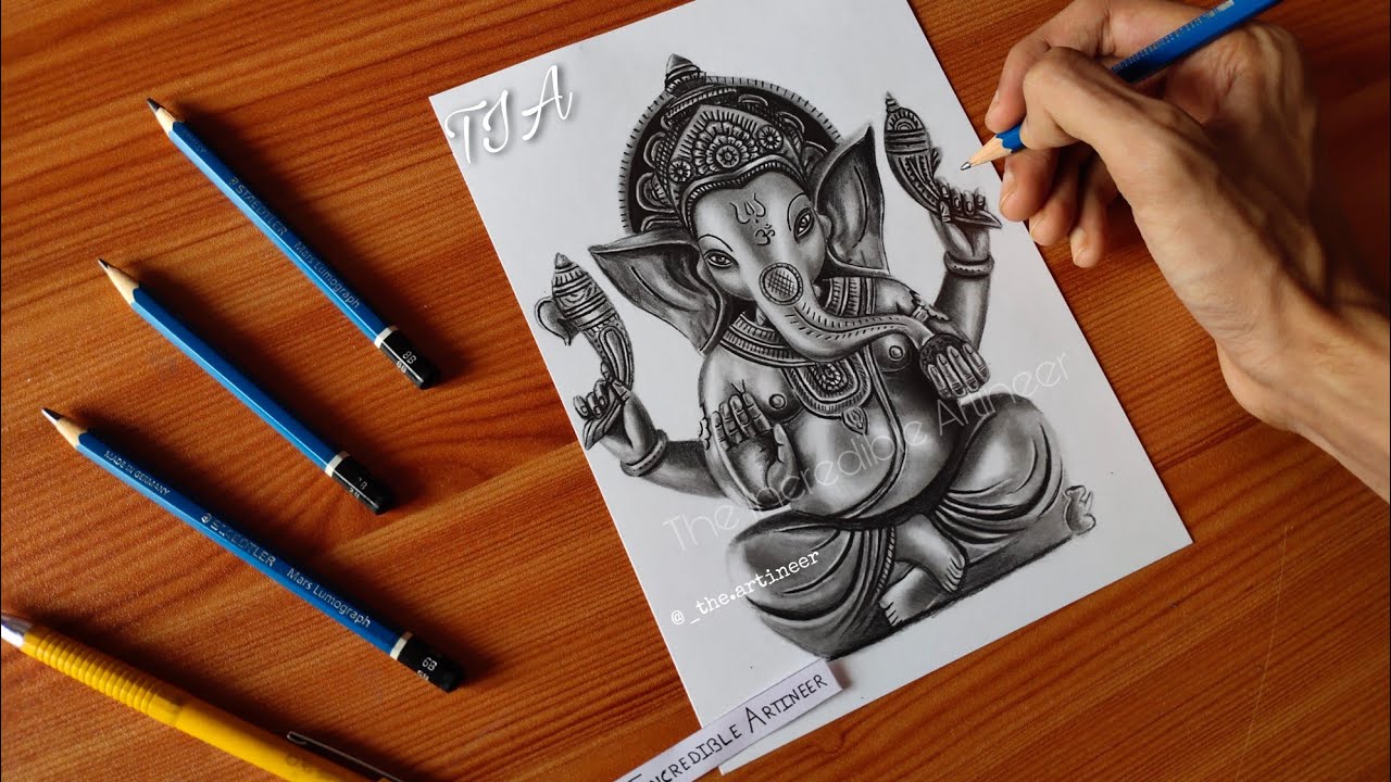 Ganesh Sketch Cliparts, Stock Vector and Royalty Free Ganesh Sketch  Illustrations
