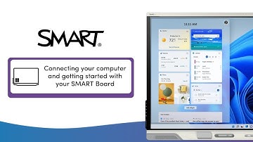 Connecting your computer and getting started with your SMART Board