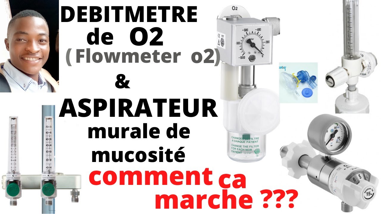 Débitmètre Oxygène médical DEBFLO murale