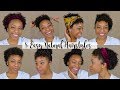 8 QUICK & EASY Hairstyles for Short/Medium Natural Hair 2019 | Perfect for Type 4 Hair!!