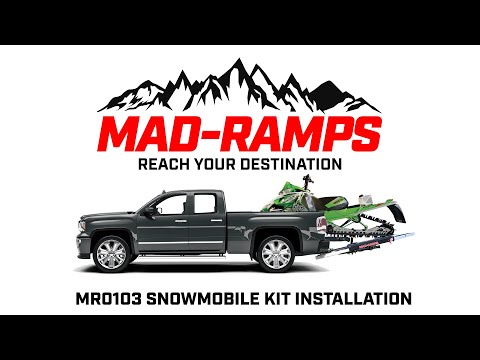 Snowmobile Ramp for Truck | MAD-RAMPS MR0103 Add-On Kit