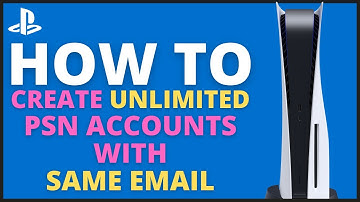 PS5 - How to Create Unlimited PSN Accounts With Same Email Tutorial! (For Beginners)