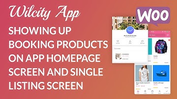 Showing up Booking Products on App Homepage Screen and Single Listing Screen
