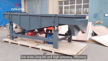 Quartz sand linear vibrating screen equipment
