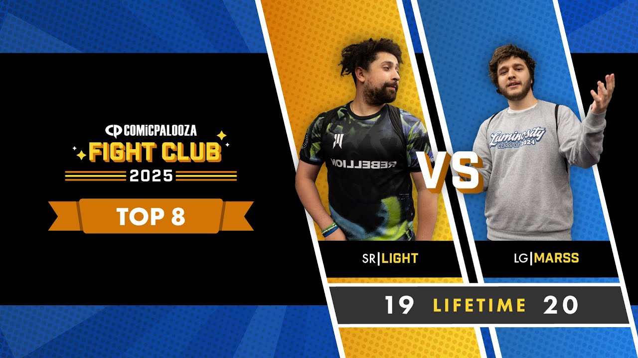 Comicpalooza 2025 - Losers Quarters - Marss (Zero Suit Samus) VS Light (Fox) - Smash Bros. Ultimate