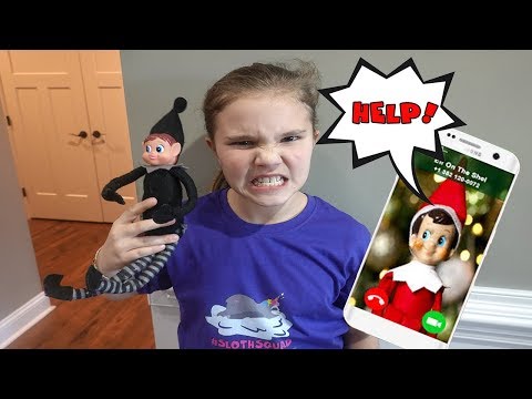 Save The Elf On The Shelf Part 2! Mean Elf On The Shelf Took Ellie!