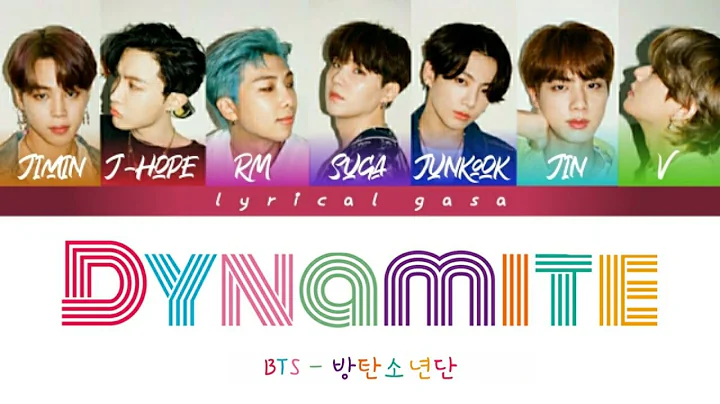 BTS - 방탄소년단 "Dynamite'' Colour coded lyrics (han/rom/eng) 가사 | Lyrical 가사