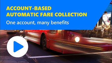 Account-based Automatic Fare Collection | Modeshift