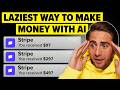 Laziest Way To Make Money Online with AI For Beginners in 2026 (not what you think)