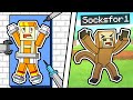 I WAS TURNED INTO A MONKEY ON THE SOCK SMP (minecraft)