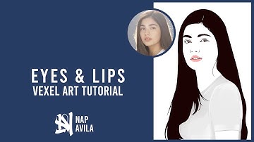 Vexel Art [photoshop tutorial] Step 2. Eyes & Lips