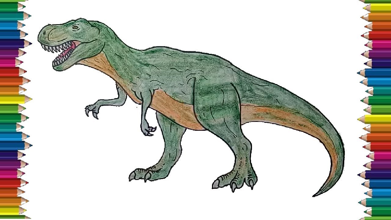 How to Draw and Color: Tyrannosaurus Rex