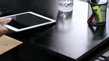 HOMCOM 360° Rotating Corner Desk L Shaped Computer Desk Student Writing Table Workstation