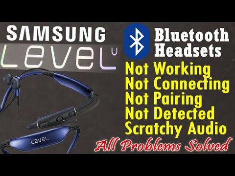 Samsung Level U Bluetooth Not Working Not Pairing How To Restart How To Pair Samsung Level U Youtube