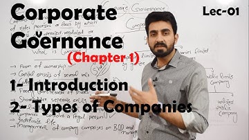 #01 Introduction of Corporate Governance || Types of Companies || BBA