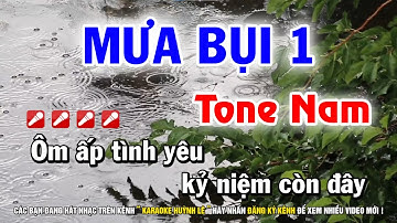 Karaoke Mưa Bụi 1 - Tone Nam F#m | Nhạc Sống Beat Chuẩn Dễ Hát