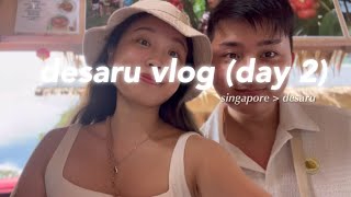 singapore to DESARU for 3D2N! part 2 [vlog]