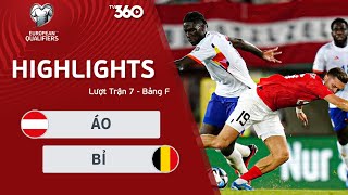 HIGHLIGHTS ÁO - BỈ: CAO TRÀO THẺ ĐỎ VÀ PENALTY, GIÀNH 3 ĐIỂM ĐẦY KỊCH TÍNH - VÒNG LOẠI EURO 2024