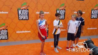 Lizzy Greene,Aidan Gallagher,Casey Simpson & Mace Coronel At The Kids Choice Sports Awards