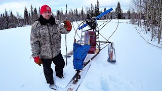 Бешеная Табуретка С Винтом. Перезалив. Аэросани-Пижма По Плотному Снегу. Техника Для Охоты И Рыбалки