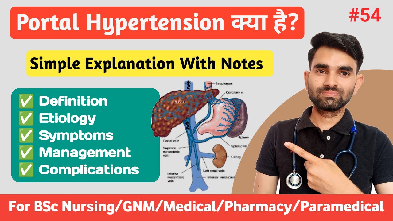 Portal Hypertension in Hindi | Causes, Symptoms And Management of Portal Hypertension