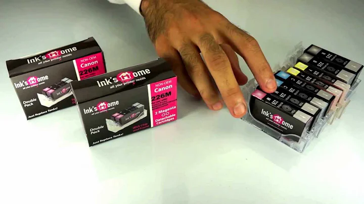 Canon PGI CLI Series SCIS Detachable Cartridge Installation Instructions