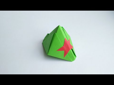 Оригами пилотка схема