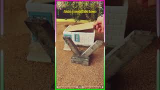 Mini Construction House Build 🏠 | Satisfying Tiny Bricks Build #Shorts
