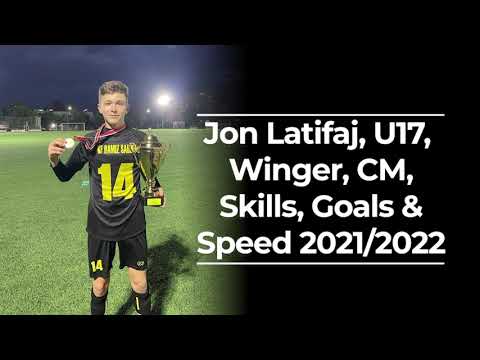 Jon Latifaj, U17, Winger, CM ● Skills, Goals & Speed 2021/2022
