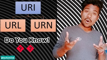 URI & URN & URL explained in hindi🔥|Techz Mind