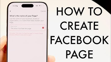 How To Create a Facebook Page! (2024)