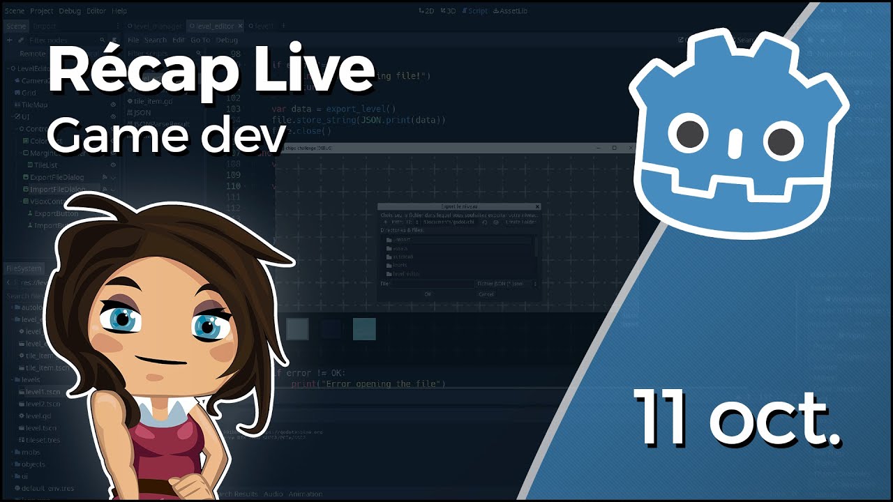 Gamedev Godot - Éditeur import et export // Récap 3 - YouTube
