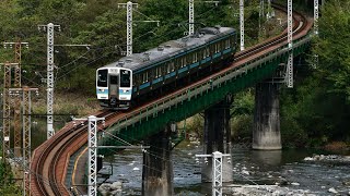 JR東日本211系(N303編成) 迂回回送　飯田線城西〜向市場(渡らずの鉄橋)