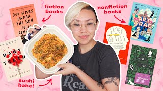 I found the best AND worst book I've read this year back-to-back 🍣 Cook & Book: Sushi Bake