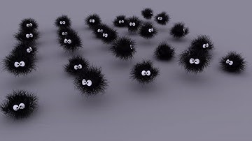 Skinned Fur deformation with Golaem