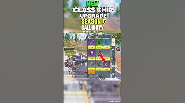 ✅ NEW Class Chip Upgrade In SEASON 5 Of COD MOBILE #shorts #trending #codm