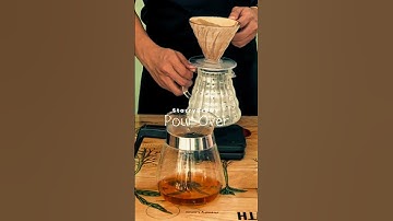 The art of slowing down: pour-over in motion. #coffee #cafe #v60 #pourover #dailyvlog #vlog #asmr