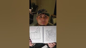 My Architecture Sketchbook (First Year Edition) 🏛️ #sketch #drawing  #music  #architecture #shorts