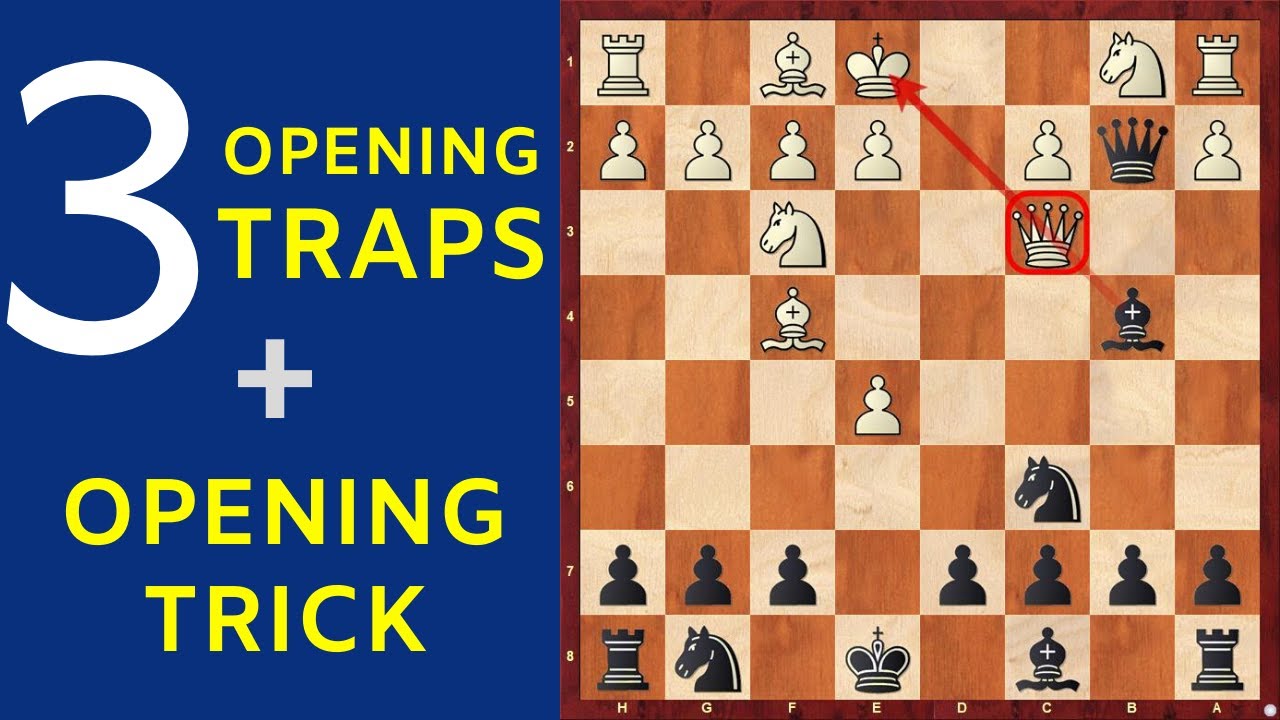 Chess Trap For White  Chess Opening Trick For Beginner 