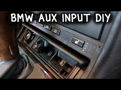 How To Install An Aux Input On BMW E46
