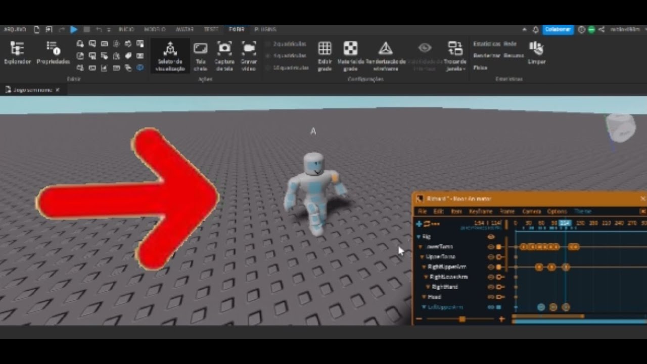 Tutorial De Como Fazer Uma Animaçao No Roblox Studio - YouTube