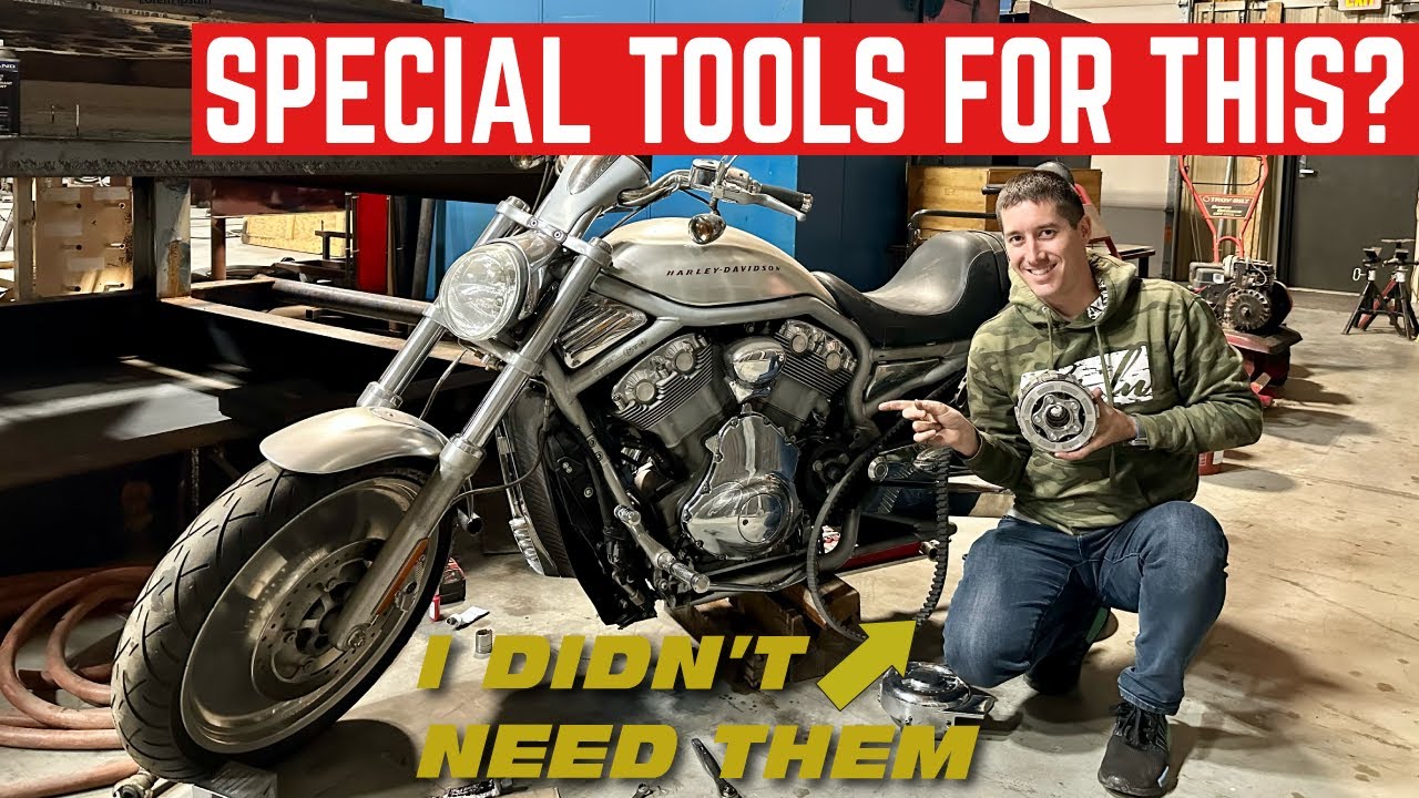 Установка сцепления Crazy RACING на мой ДЕШЁВЫЙ Harley V-Rod