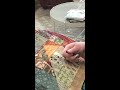 Hand quilting with a spoon